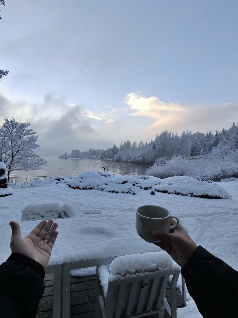 Foto feita com o Ray-Ban Meta — paisagem de inverno